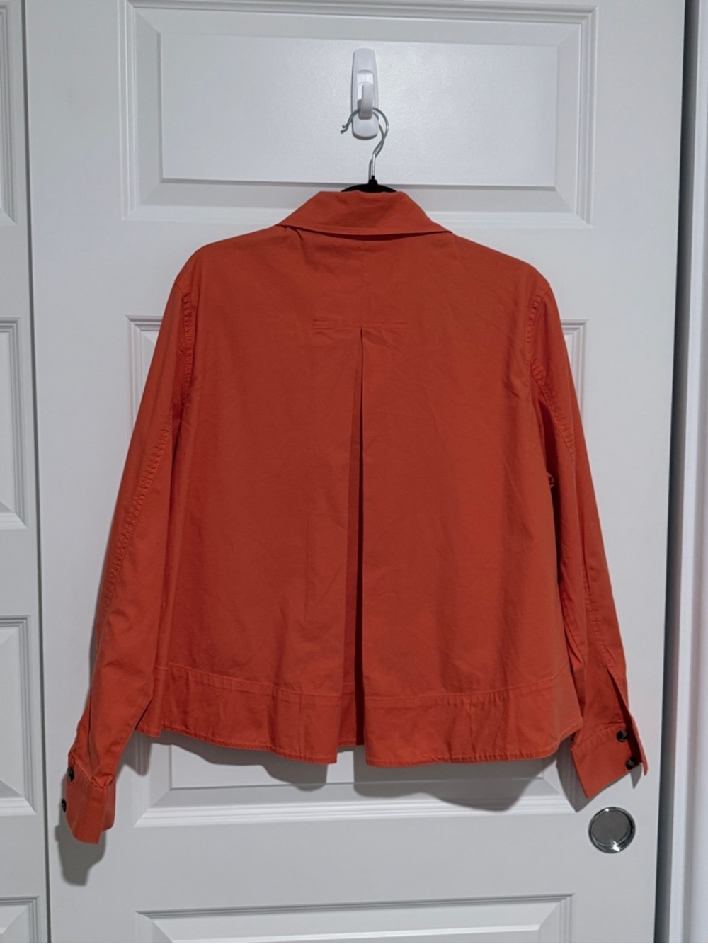 CAbi Orange Resort swing jacket with a button front Size M - Picture 3 of 8